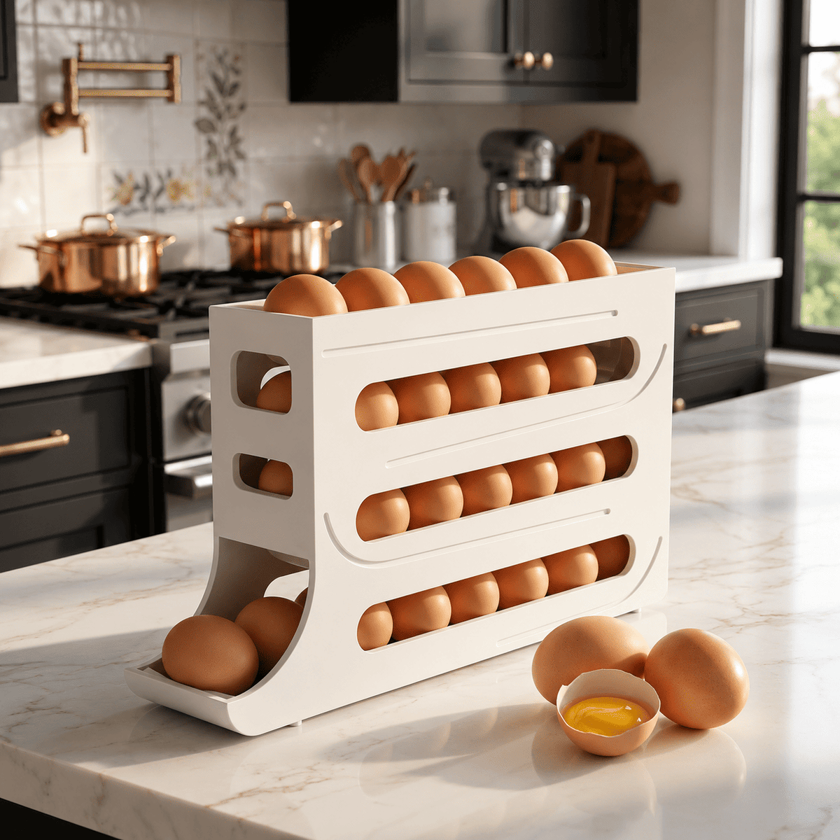 Egg Rolling Dispenser