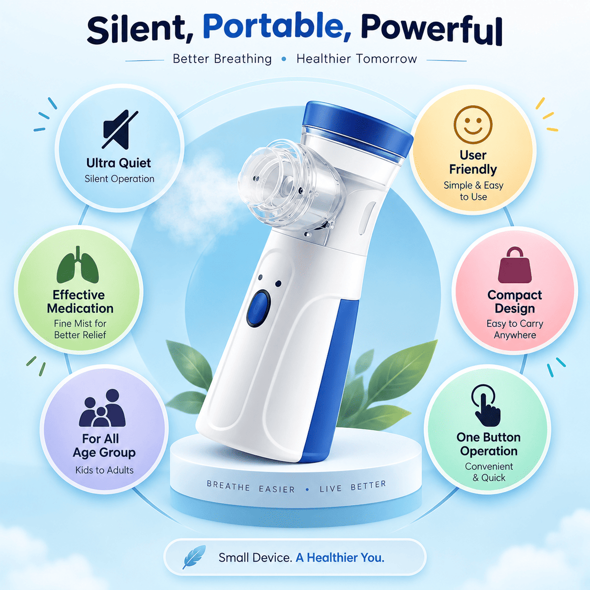 Portable Mesh Nebulizer