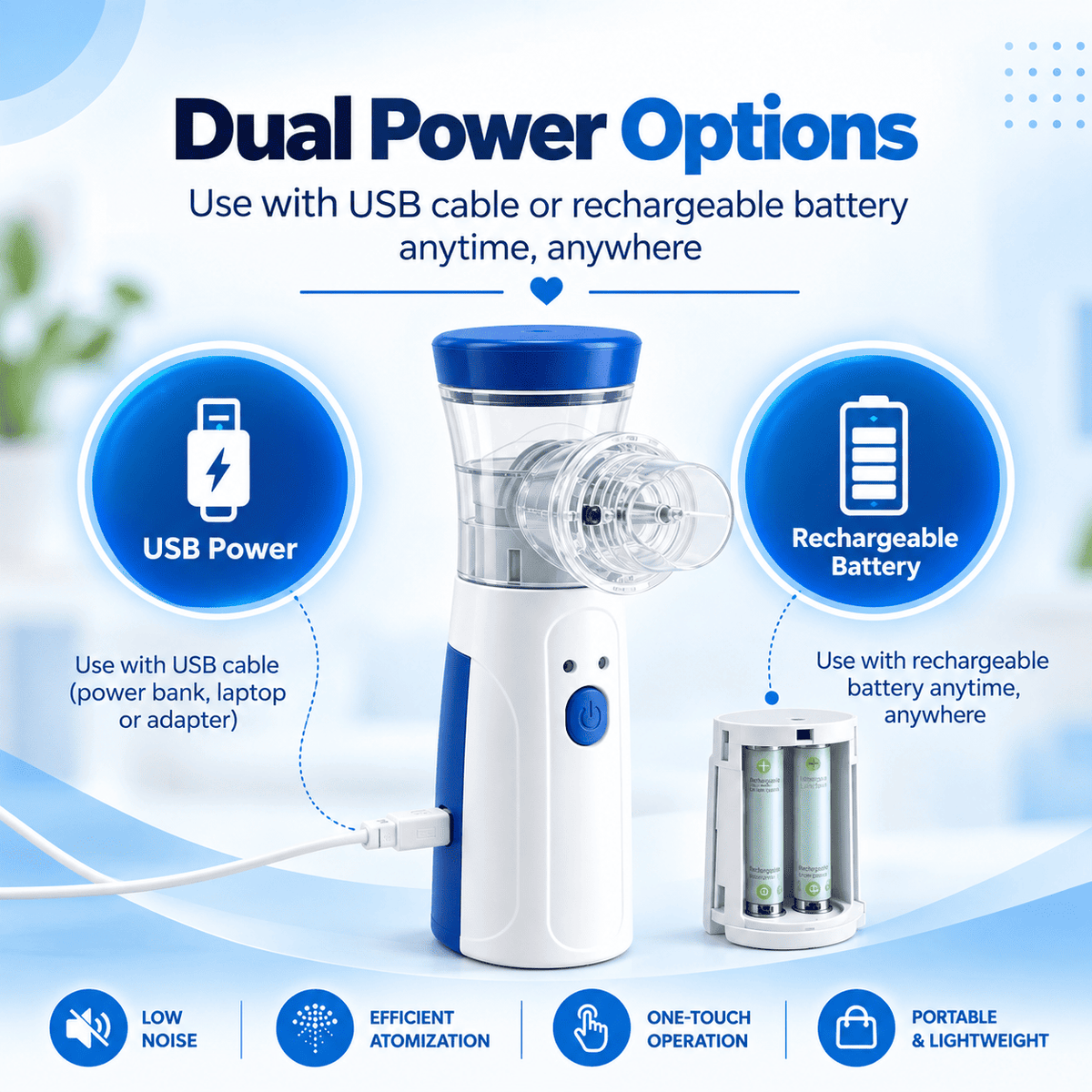 Portable Mesh Nebulizer